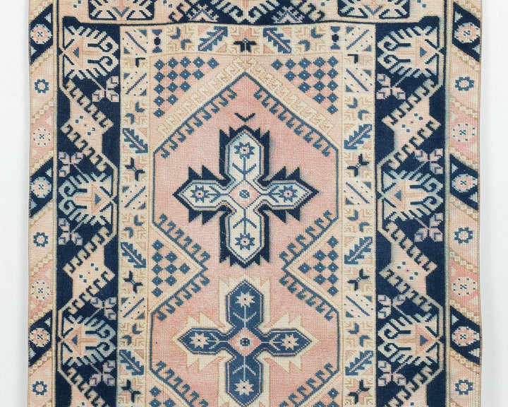 Neutral Oushak Rug 3' 7" x 6' 1" | No. VR21846