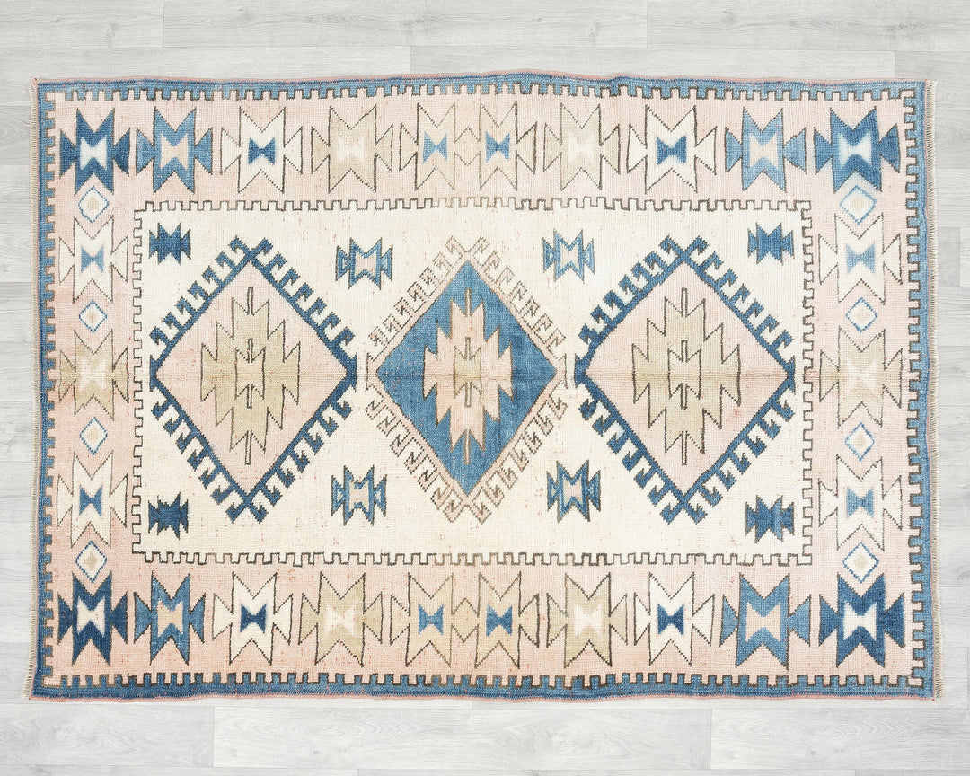 Oushak Rug 4' 5" x 6' 1" | No. VR82719