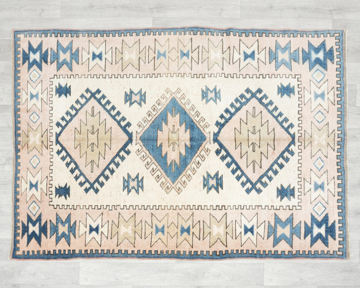 Oushak Rug 4' 5" x 6' 1" | No. VR82719
