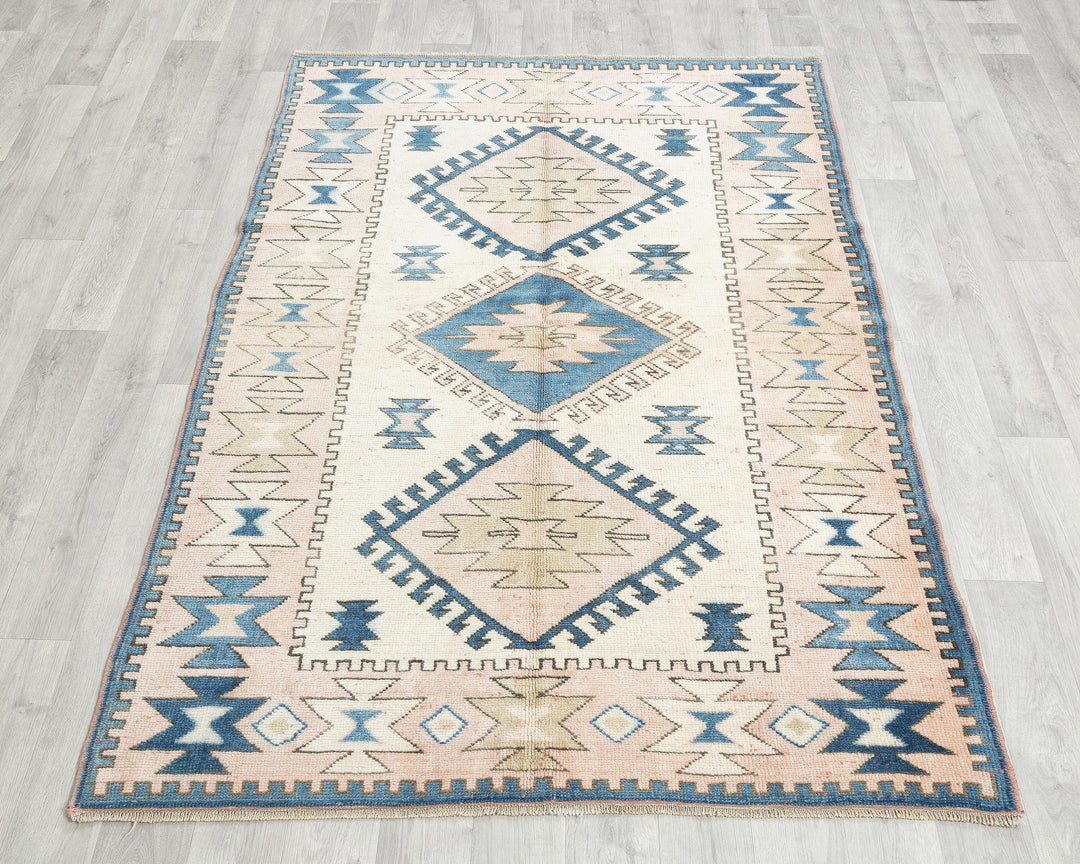 Oushak Rug 4' 5" x 6' 1" | No. VR82719