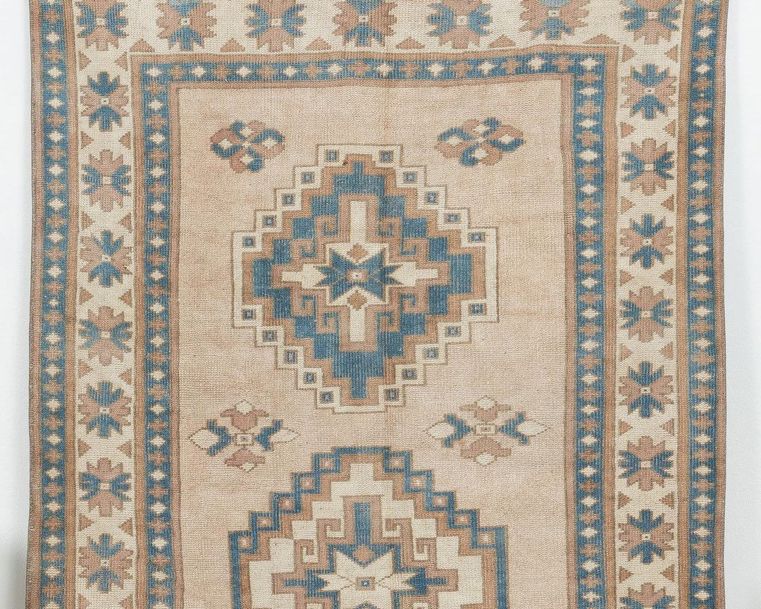 Faded Oushak Rug 4' 5" x 6' 2" | No. VR15971