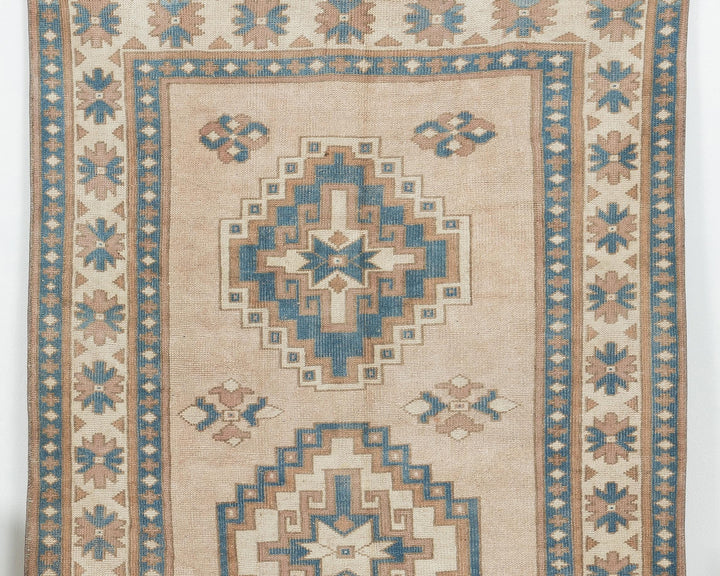 Faded Oushak Rug 4' 5" x 6' 2" | No. VR15971