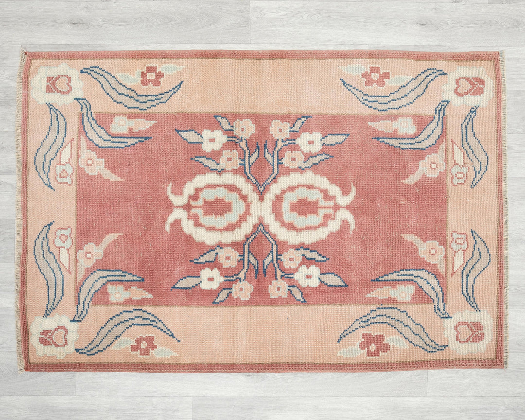 Faded Oushak Rug 3' x 4' 7" | No. VR74252
