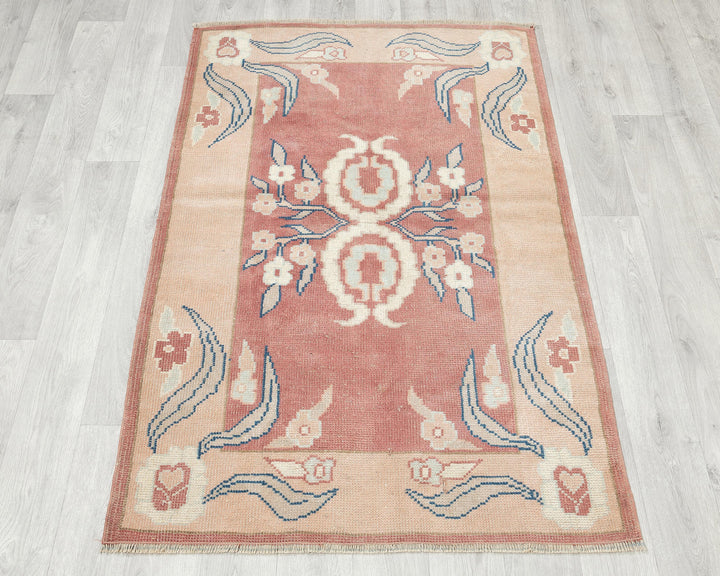 Faded Oushak Rug 3' x 4' 7" | No. VR74252