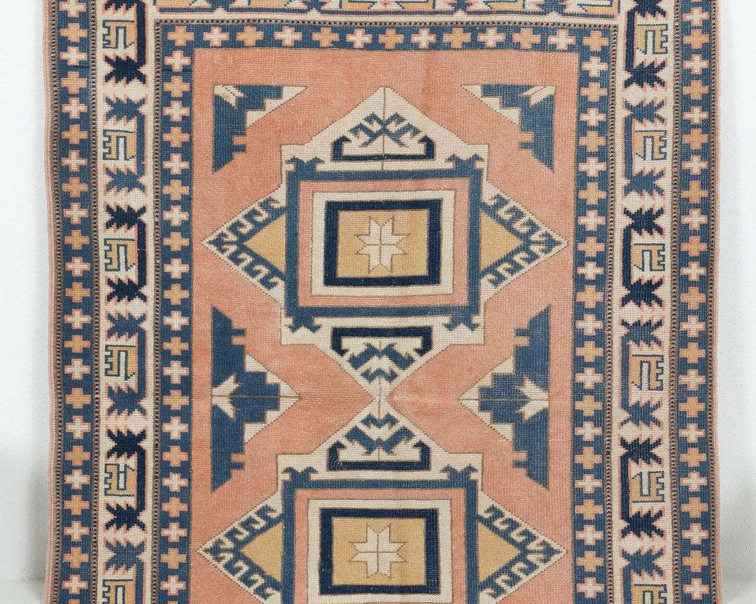 Faded Oushak Rug 3' 10" x 5' 1" | No. VR91392