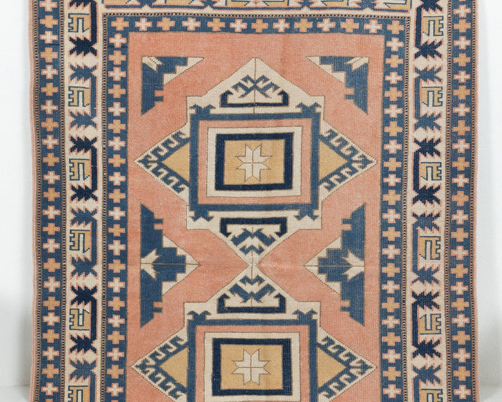 Faded Oushak Rug 3' 10" x 5' 1" | No. VR91392