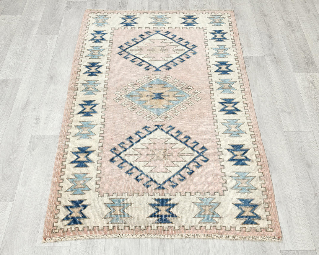 Faded Oushak Rug 3' x 4' 5" | No. VR75272