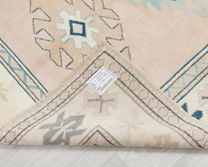 Faded Oushak Rug 3' 11" x 5' 10" | No. VR19577