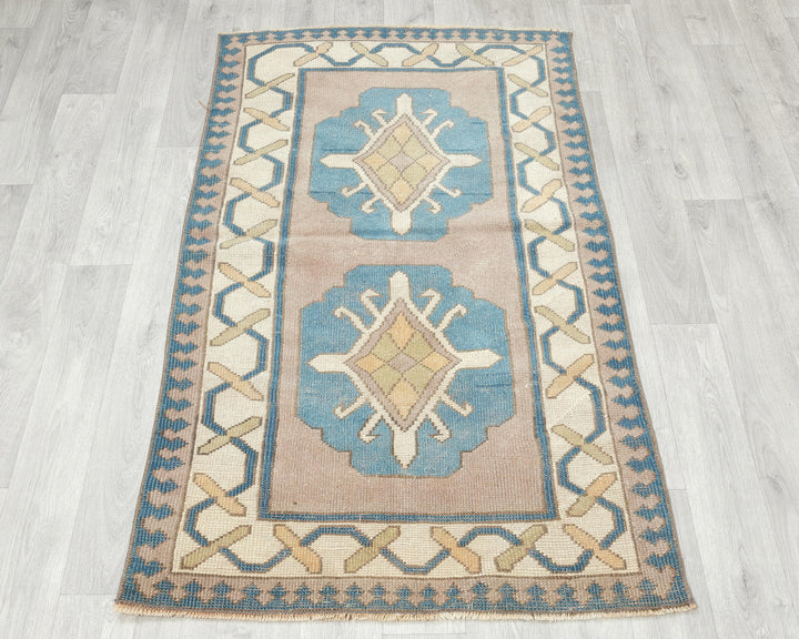 Faded Oushak Rug 2' 11" x 4' 10" | No. VR14737