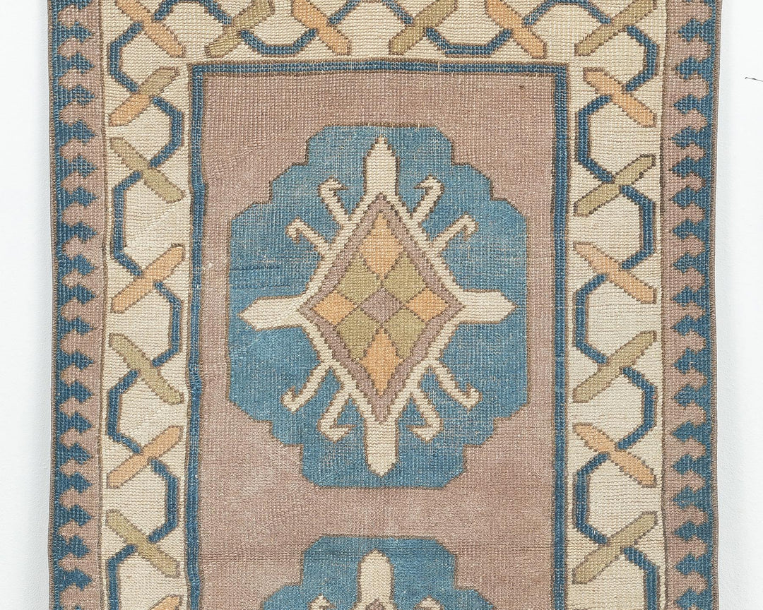 Faded Oushak Rug 2' 11" x 4' 10" | No. VR14737