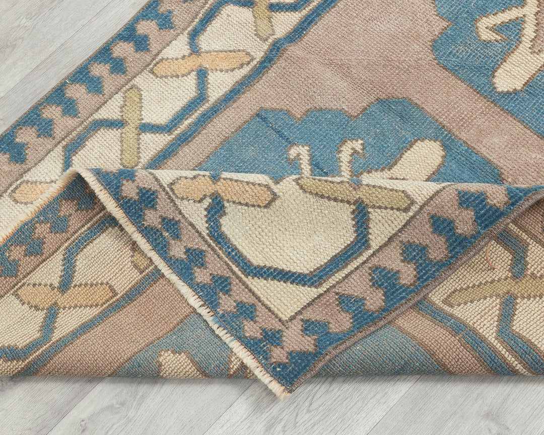Faded Oushak Rug 2' 11" x 4' 10" | No. VR14737