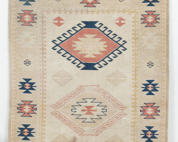 Faded Oushak Rug 4' x 6' 5" | No. VR19271