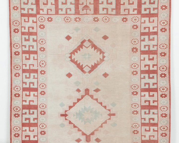 Faded Oushak Rug 3' 11" x 6' 1" | No. VR39993
