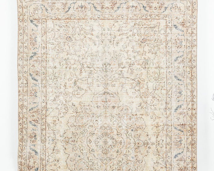 Beige Oushak Rug 4' 11" x 8' 5" | No. VR51968