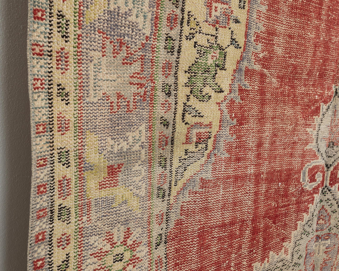 Red Oushak Rug 5' 10" x 9' 4" | No. VR36774