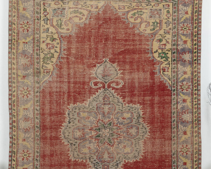 Red Oushak Rug 5' 10" x 9' 4" | No. VR36774