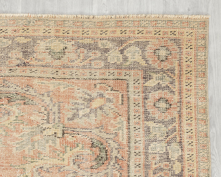 Orange Oushak Rug 6' 1" x 9' 7" | No. VR89006