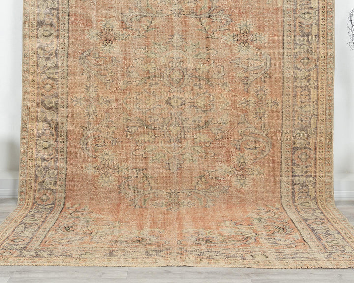 Orange Oushak Rug 6' 1" x 9' 7" | No. VR89006