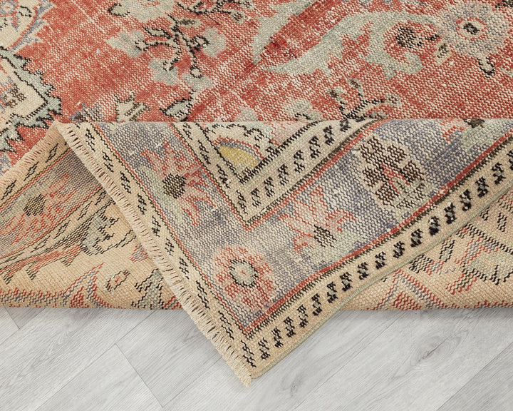 Faded Oushak Rug 5' 10" x 10' | No. VR23304