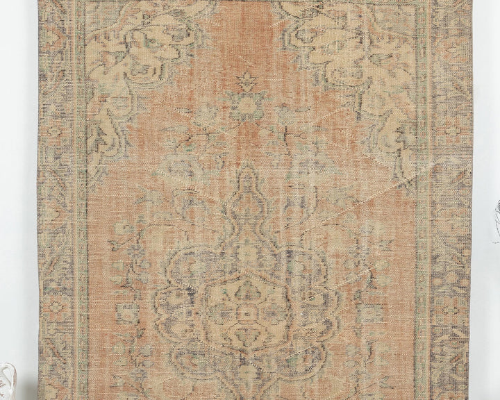 Faded Oushak Rug 5' 11" x 9' 5" | No. VR42560