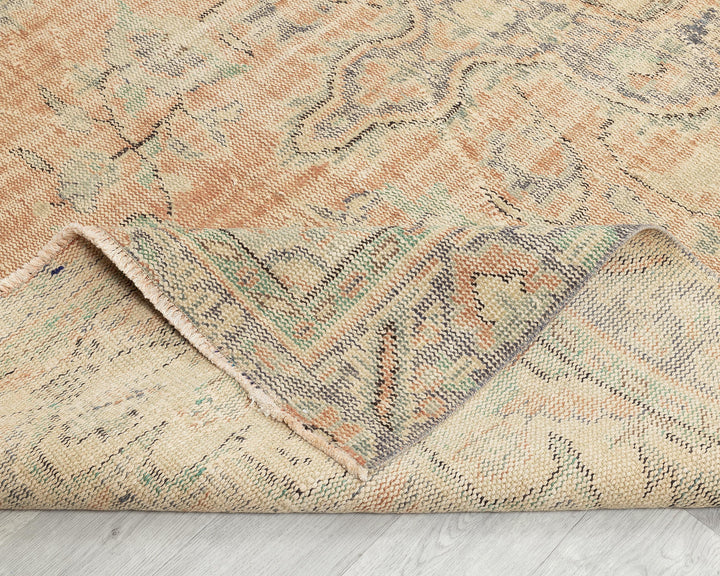 Faded Oushak Rug 5' 11" x 9' 5" | No. VR42560
