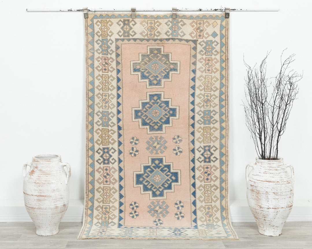 Pink Oushak Rug 3' 7" x 6' | No. VR73272