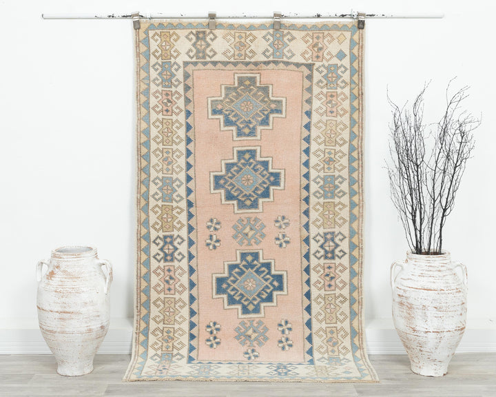 Pink Oushak Rug 3' 7" x 6' | No. VR73272