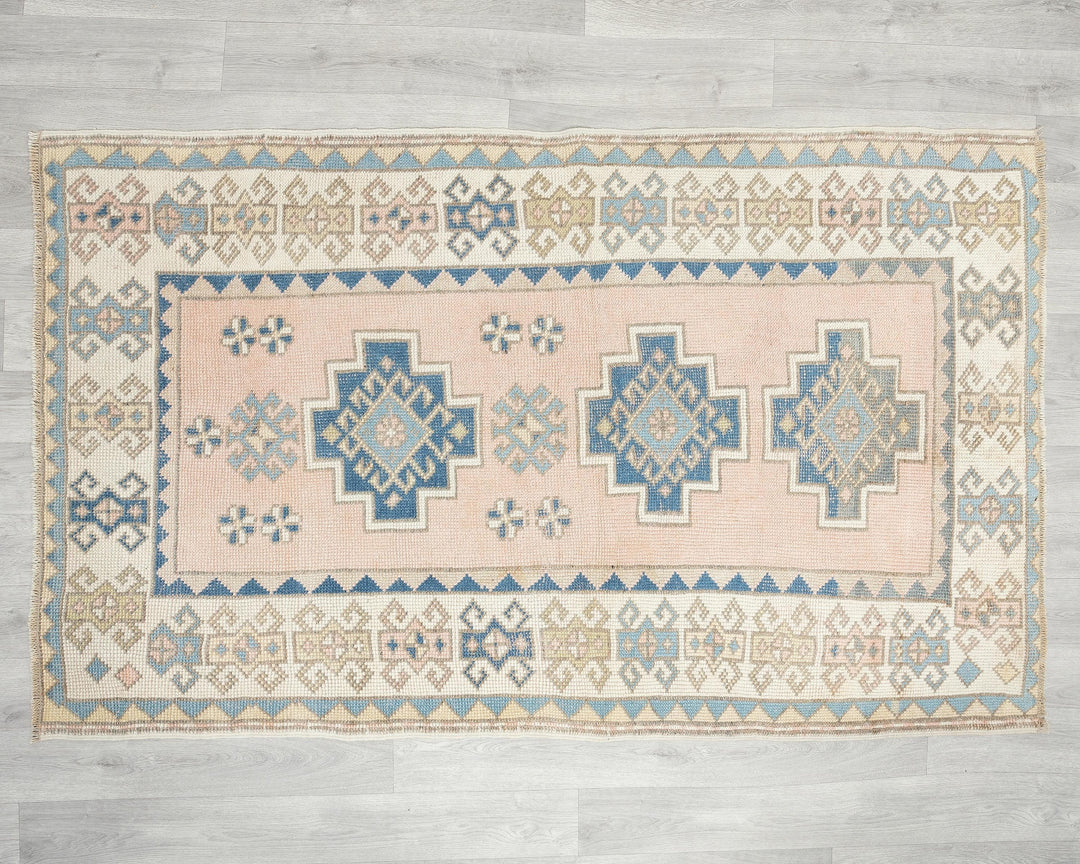 Pink Oushak Rug 3' 7" x 6' | No. VR73272