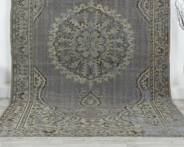 Blue Oushak Rug 6' 1" x 9' 7" | No. VR75195