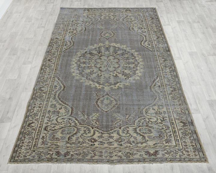 Blue Oushak Rug 6' 1" x 9' 7" | No. VR75195