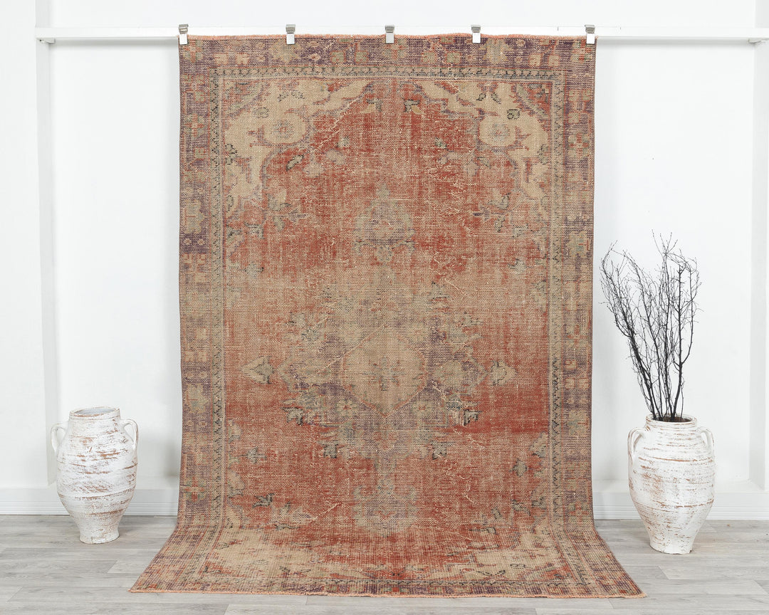 Oushak Rug 5' 7" x 9' | No. VR19886