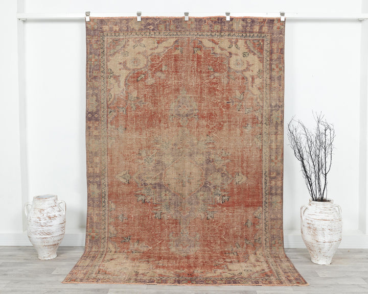 Oushak Rug 5' 7" x 9' | No. VR19886