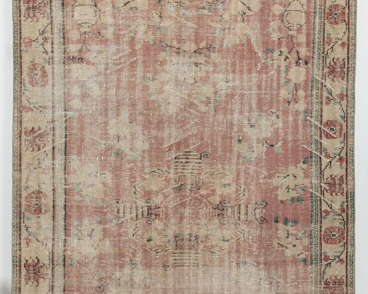 Faded Oushak Rug 5' 8" x 8' 5" | No. VR29903