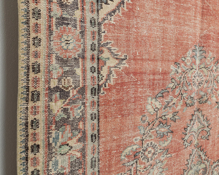 Faded Oushak Rug 5' 11" x 10' | No. VR57206
