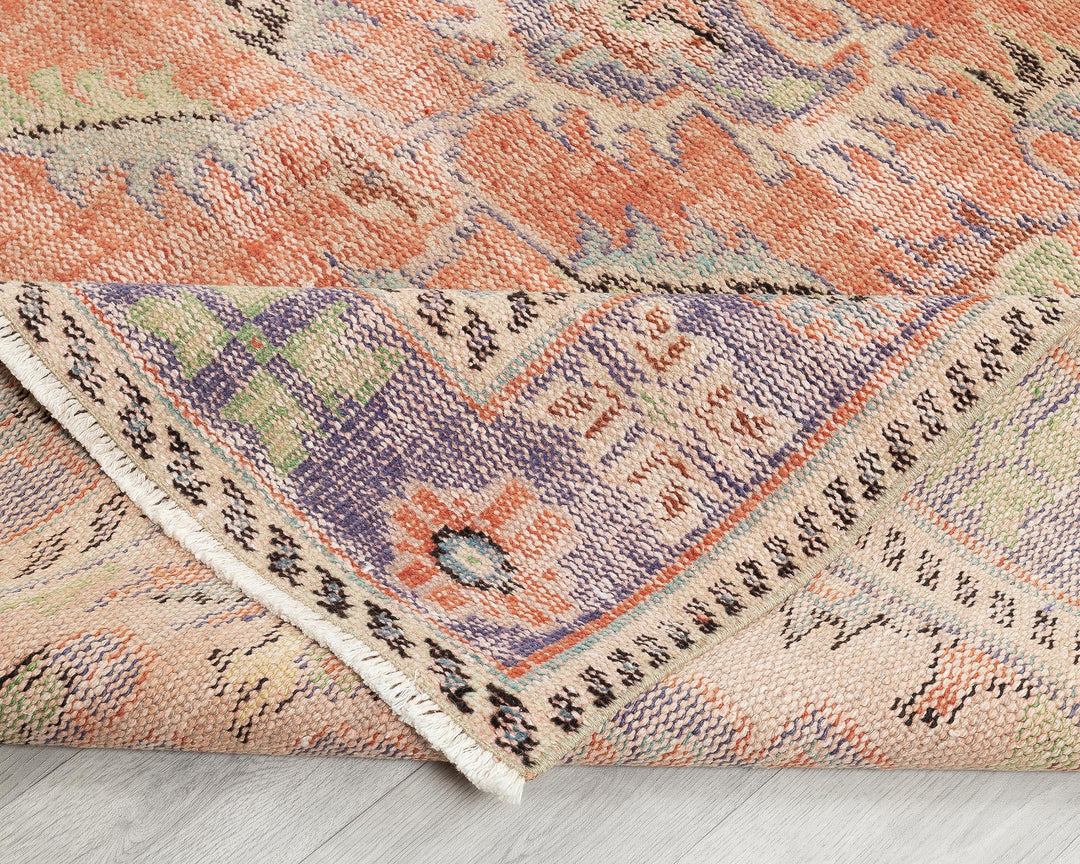 Faded Oushak Rug 5' 5" x 9' 5" | No. VR13006