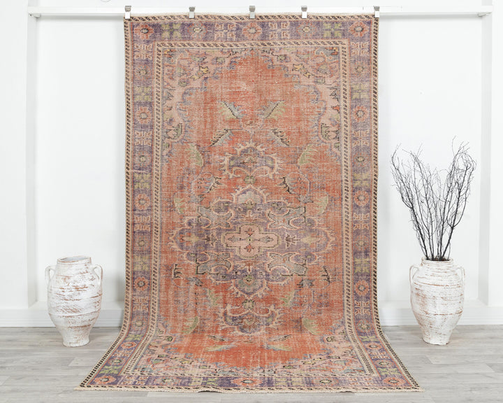 Faded Oushak Rug 5' 5" x 9' 5" | No. VR13006