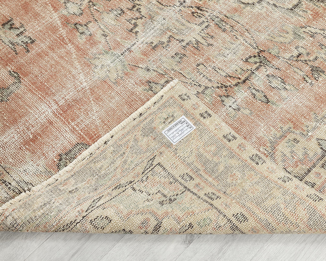 Faded Oushak Rug 5' 2" x 8' | No. VR35454