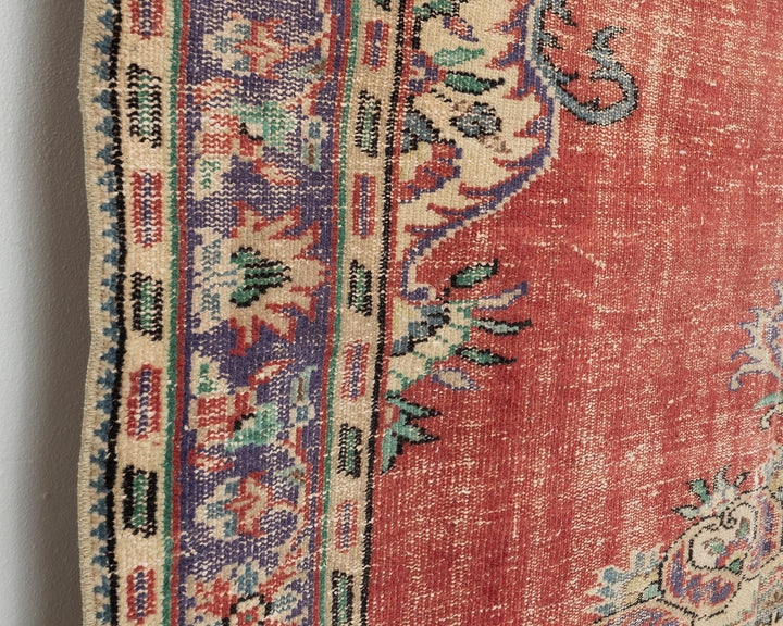 Red Oushak Rug 5' 10" x 9' | No. VR99957
