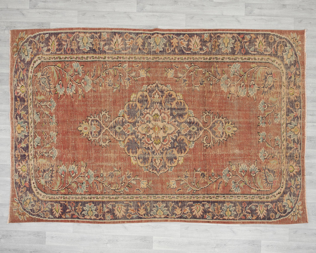Oushak Rug 6' x 9' | No. VR25670