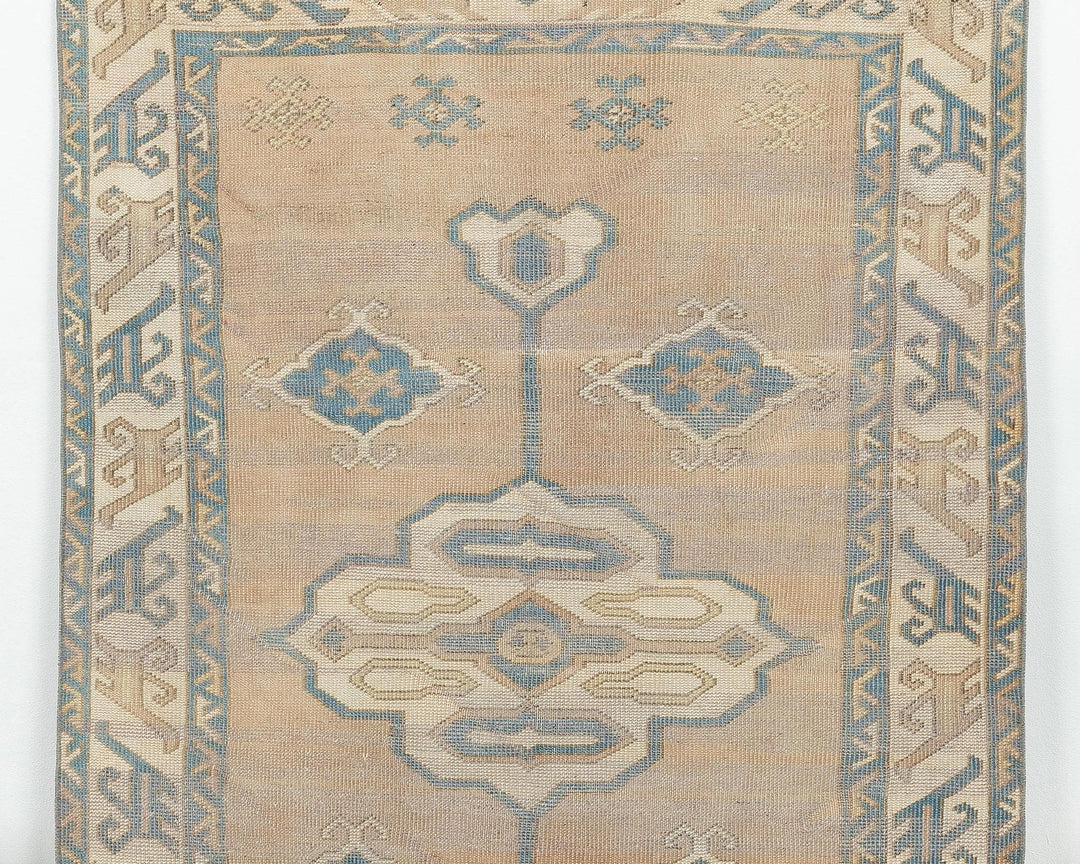 Pink Oushak Rug 4' x 6' 1" | No. VR53464