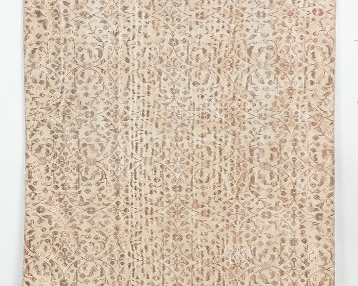 Beige Oushak Rug 3' 8" x 6' 10" | No. VR58438