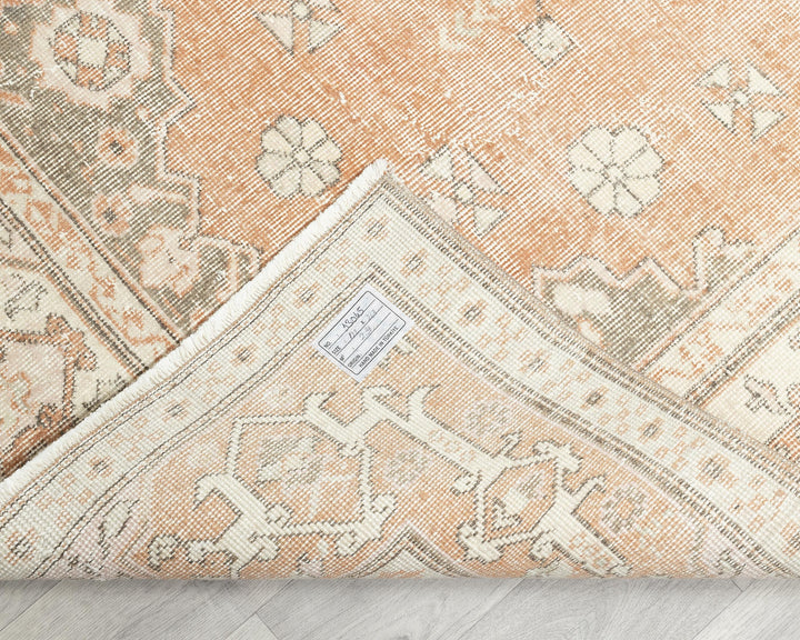Neutral Oushak Rug 6' 11" x 3' 11" | No. VR77207
