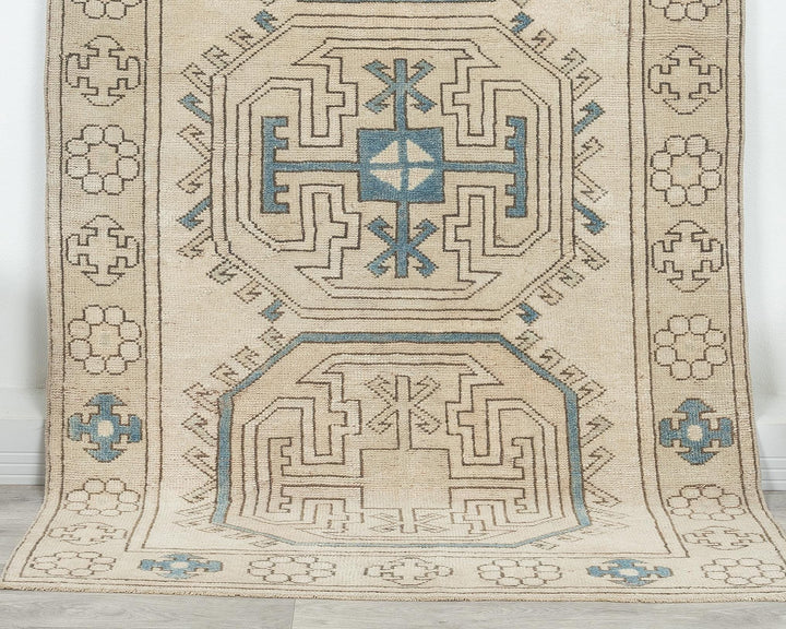 Neutral Oushak Rug 3' 11" x 6' 6" | No. VR59372