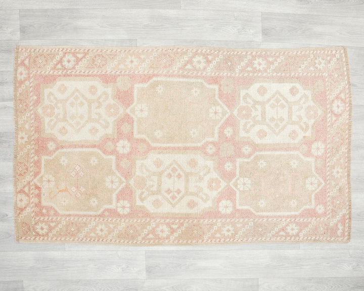Faded Oushak Rug 2' 8" x 4' 8" | No. VR84116