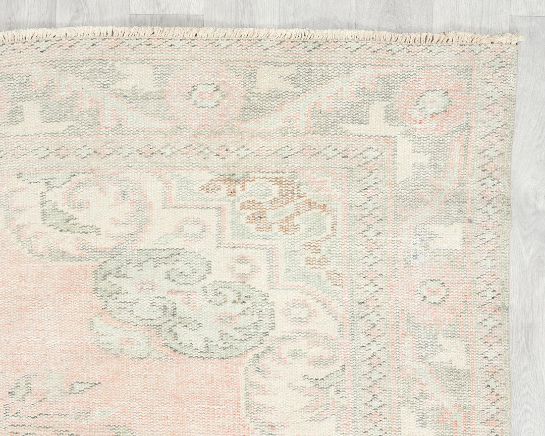 Pink Oushak Rug 5' 11" x 9' 6" | No. VR52469