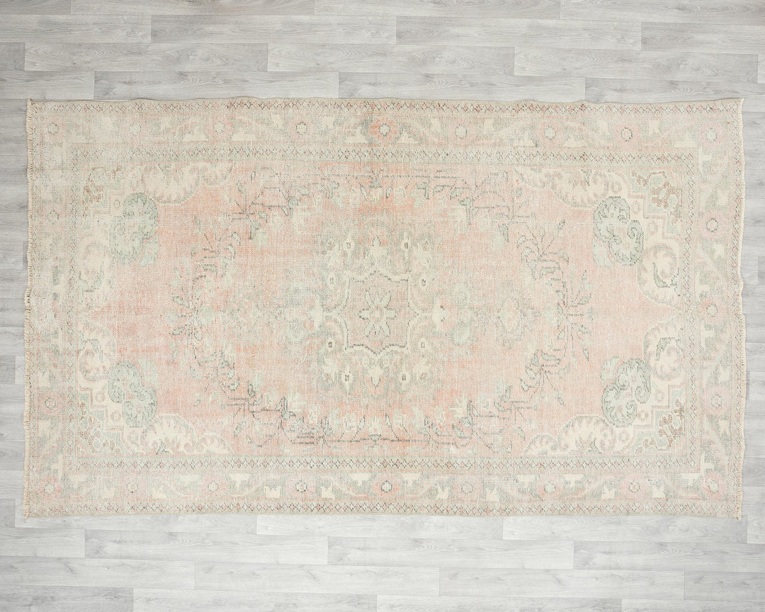 Pink Oushak Rug 5' 11" x 9' 6" | No. VR52469