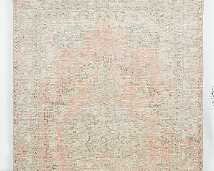 Pink Oushak Rug 5' 11" x 9' 6" | No. VR52469