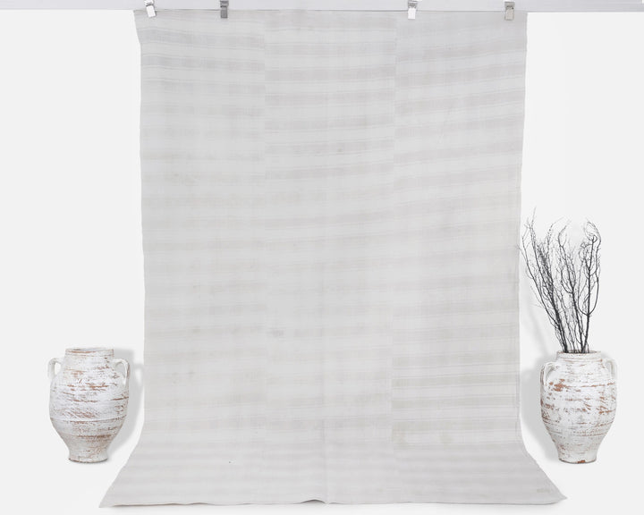 Neutral Kilim Rug 9' 6" x 6' 3" | No. VR55521