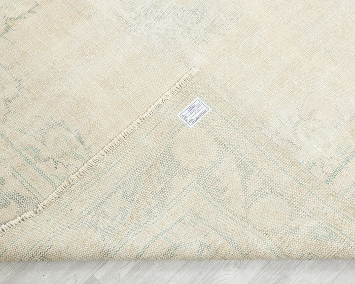 Beige Oushak Rug 6' 2" x 9' 4" | No. VR23353