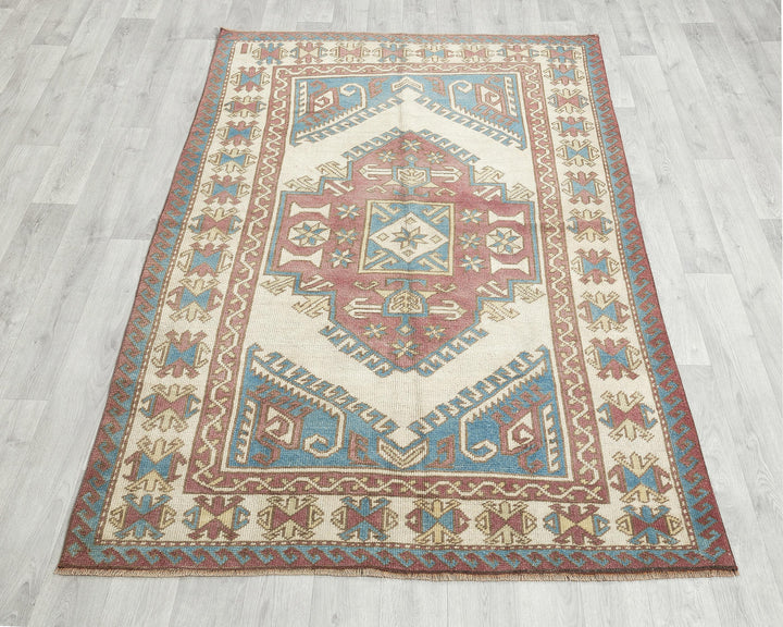 Oushak Rug 4' 4" x 6' 11" | No. VR88840
